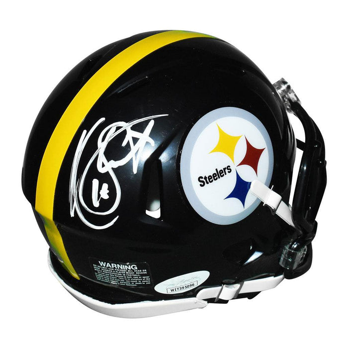 Kordell Stewart Signed Pittsburgh Steelers Speed Mini Replica Black Fo — RSA