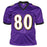 Brandon Stokley Signed Baltimore Purple Football Jersey (JSA) - RSA