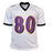 Brandon Stokley Signed Baltimore White Football Jersey (JSA) - RSA