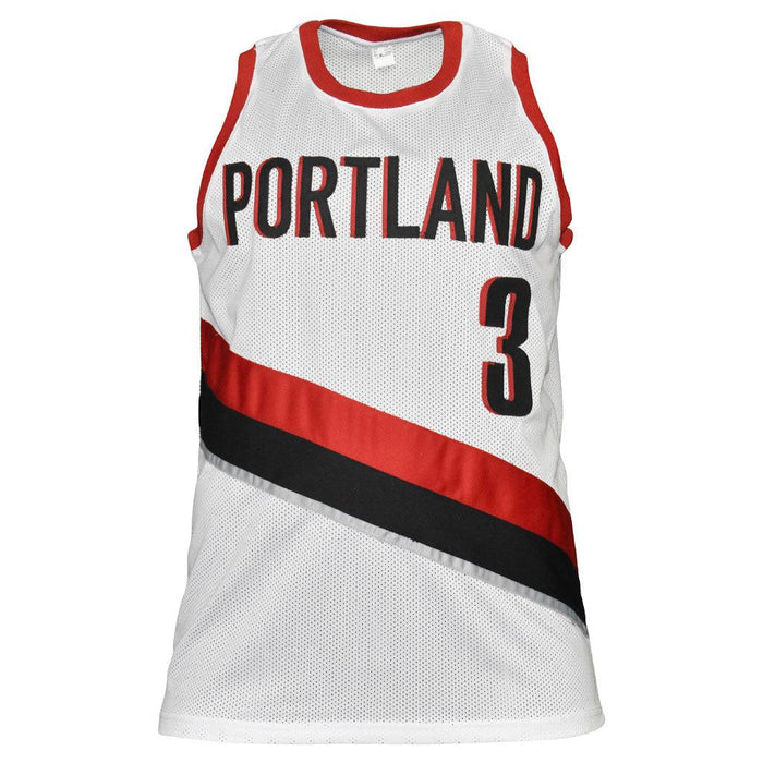 Damon Stoudamire Signed Portland White Basketball Jersey (Beckett)
