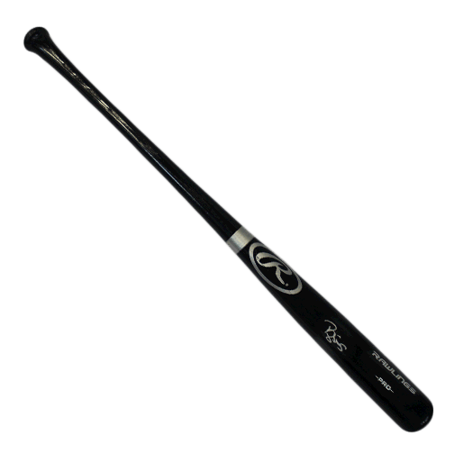 Darryl Strawberry Autographed Full Size Rawlings Baseball Bat Black JSA - RSA