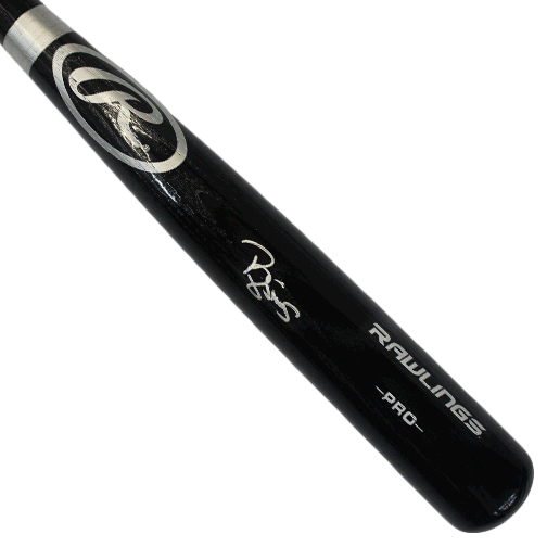 Darryl Strawberry Autographed Full Size Rawlings Baseball Bat Black JSA - RSA