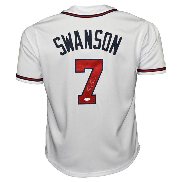 Dansby Swanson Signed Braves Jersey (JSA COA)