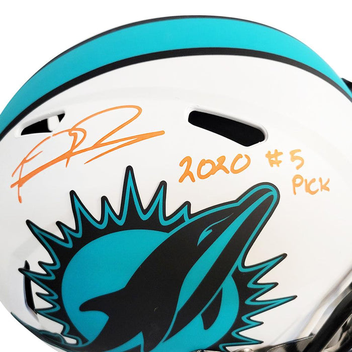 Fanatics Authentic Tua Tagovailoa Miami Dolphins Autographed Riddell Speed Helmet with Fins Up! Inscription