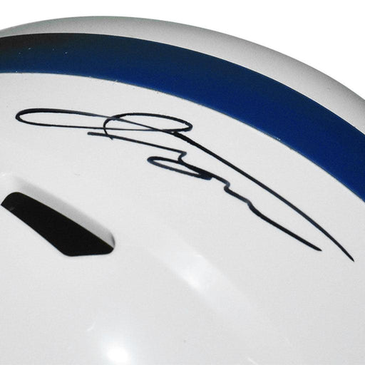 Jonathan Taylor Signed Indianapolis Colts Speed Mini Replica Football Helmet (JSA) - RSA