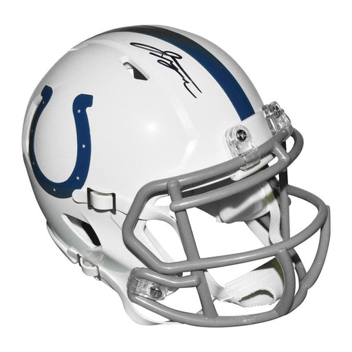 Jonathan Taylor Signed Indianapolis Colts Speed Mini Replica Football Helmet (JSA) - RSA