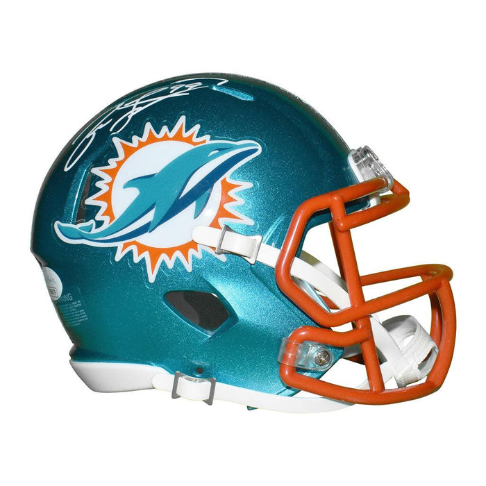 Jason Taylor Signed Miami Dolphins FLASH Riddell Speed Mini Helmet