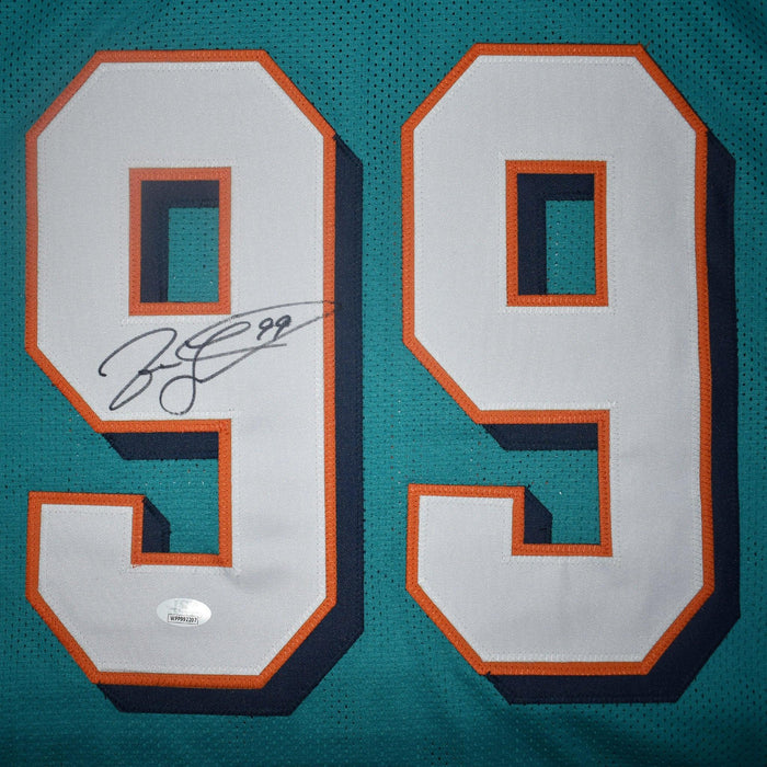 Jersey Ninja - Miami Dolphins Orange Hockey Jersey