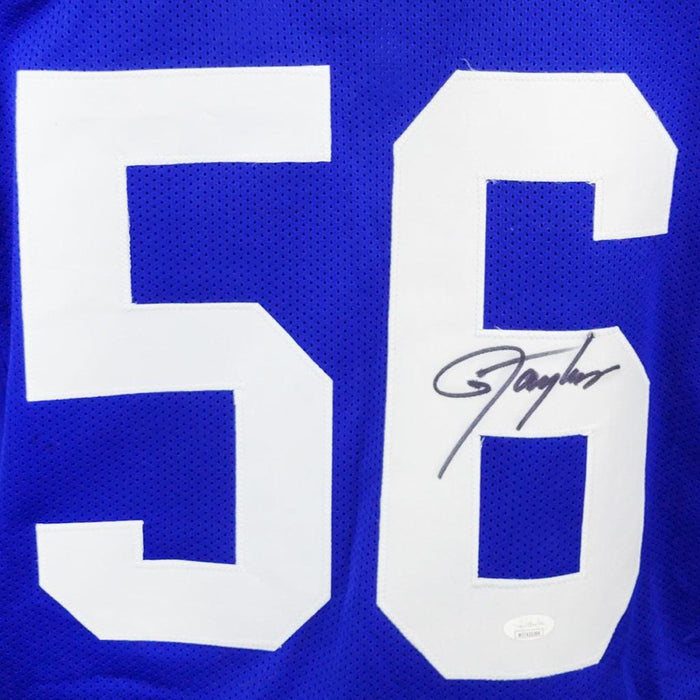 Lawrence Taylor Signed New York Blue Current Style Football Jersey (JSA) - RSA