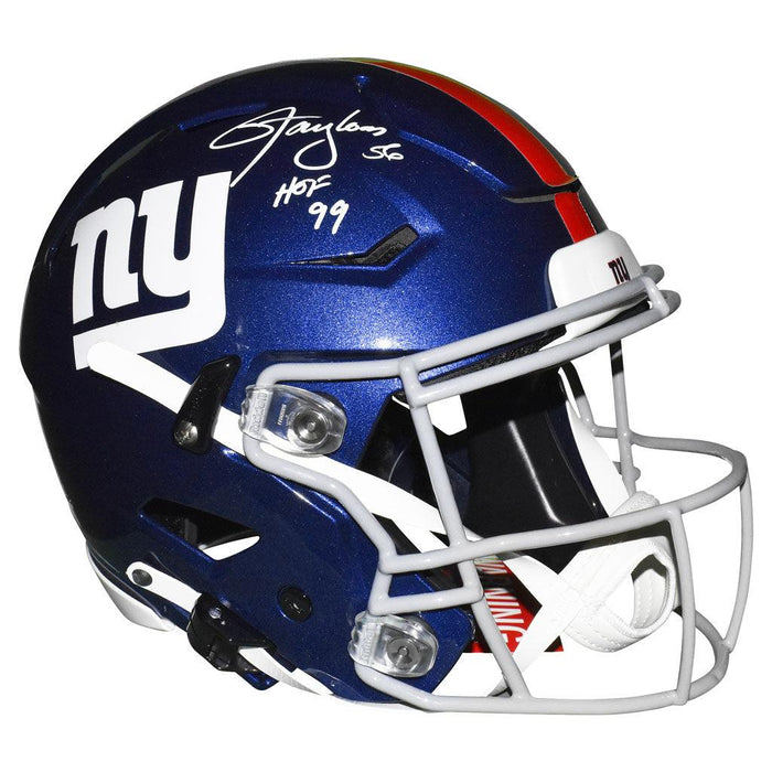 Lawrence Taylor Autographed New York Giants (Throwback) Deluxe Full-Size  Replica Helmet w/ LT was a Bad M* F* Inscription - JSA
