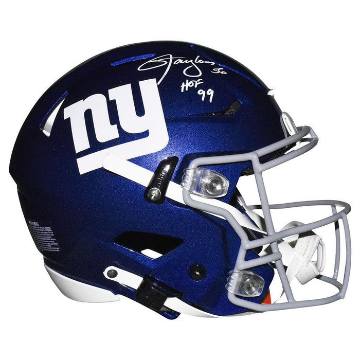 new york giants helmet on field