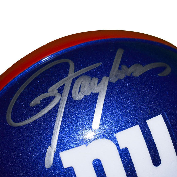 New York Giants Mini Replica Football Helmet Signed by Lawrence Taylor -  CharityStars