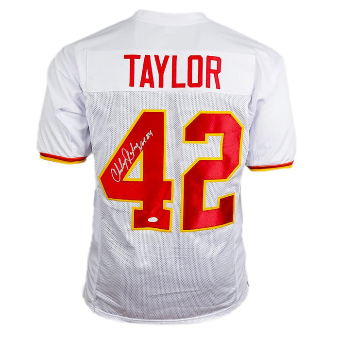 CHARLEY TAYLOR SIGNED WASHINGTON REDSKINS JERSEY JSA