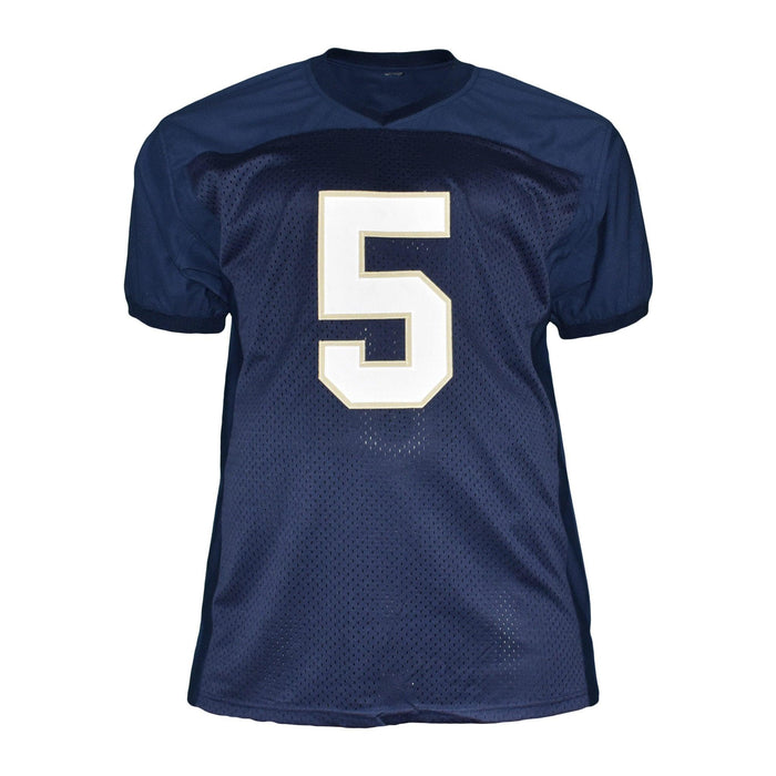 Manti Te'o Signed College-Edition Blue Football Jersey (JSA) — RSA