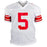 Kayvon Thibodeaux Signed New York White Football Jersey (JSA) - RSA