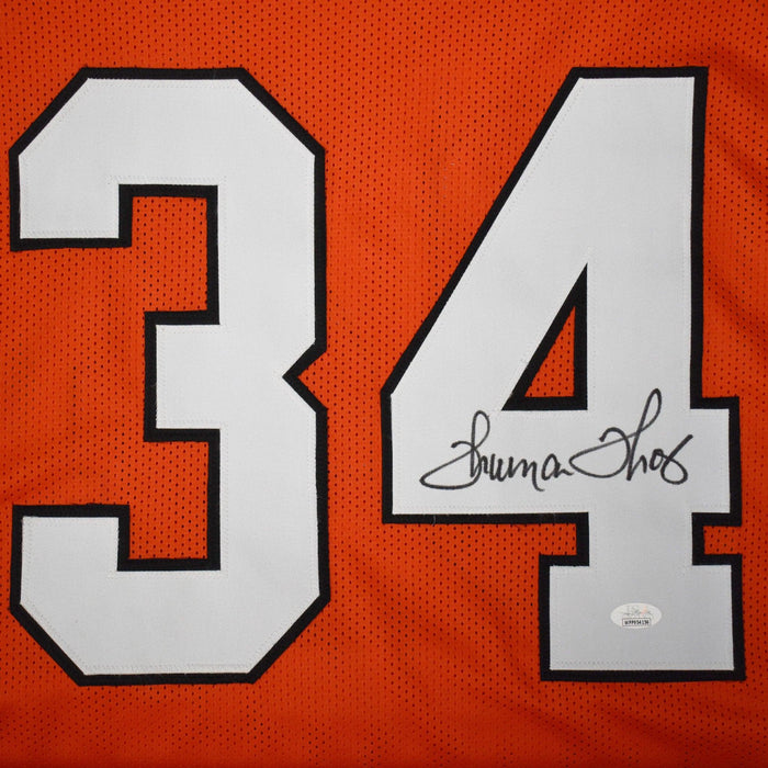 Thurman Thomas Signed College-Edition Orange Football Jersey (Beckett ) - RSA