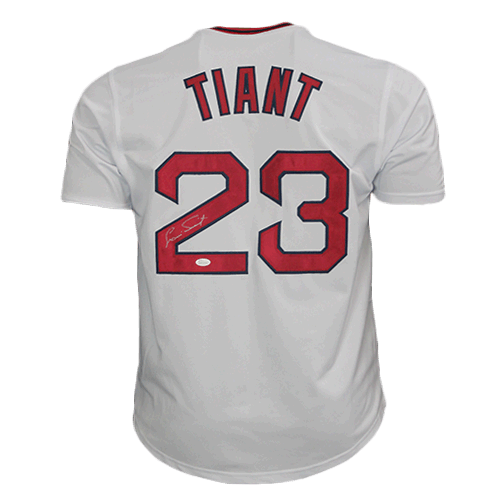 Luis Tiant Signed Red Sox Jersey (JSA COA)