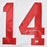 YA Tittle Signed HOF 71 Inscription New York White Football Jersey (JSA) - RSA