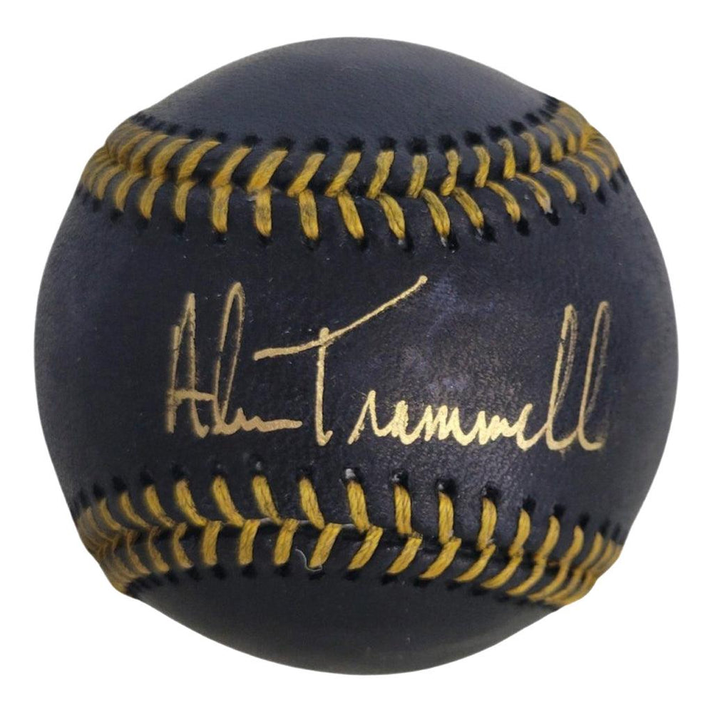 Alan Trammell Signed Rawlings Official MLB Black & Gold Baseball