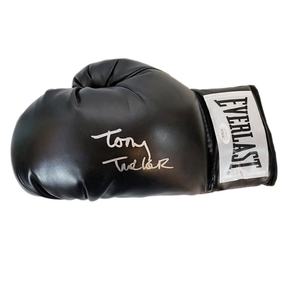 Tony Tucker Autographed Boxing Glove Black (JSA) - RSA