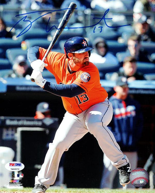 Tyler White Autographed 8x10 Photo Houston Astros PSA/DNA ITP Stock #104785 - RSA