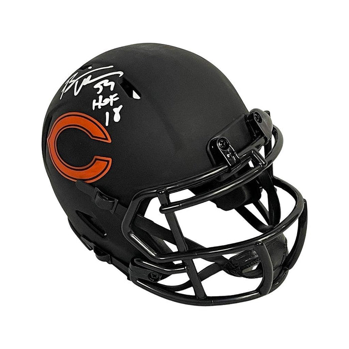 Brian Urlacher Chicago Bears Autographed Riddell Speed Replica Helmet with HOF 18 Inscription