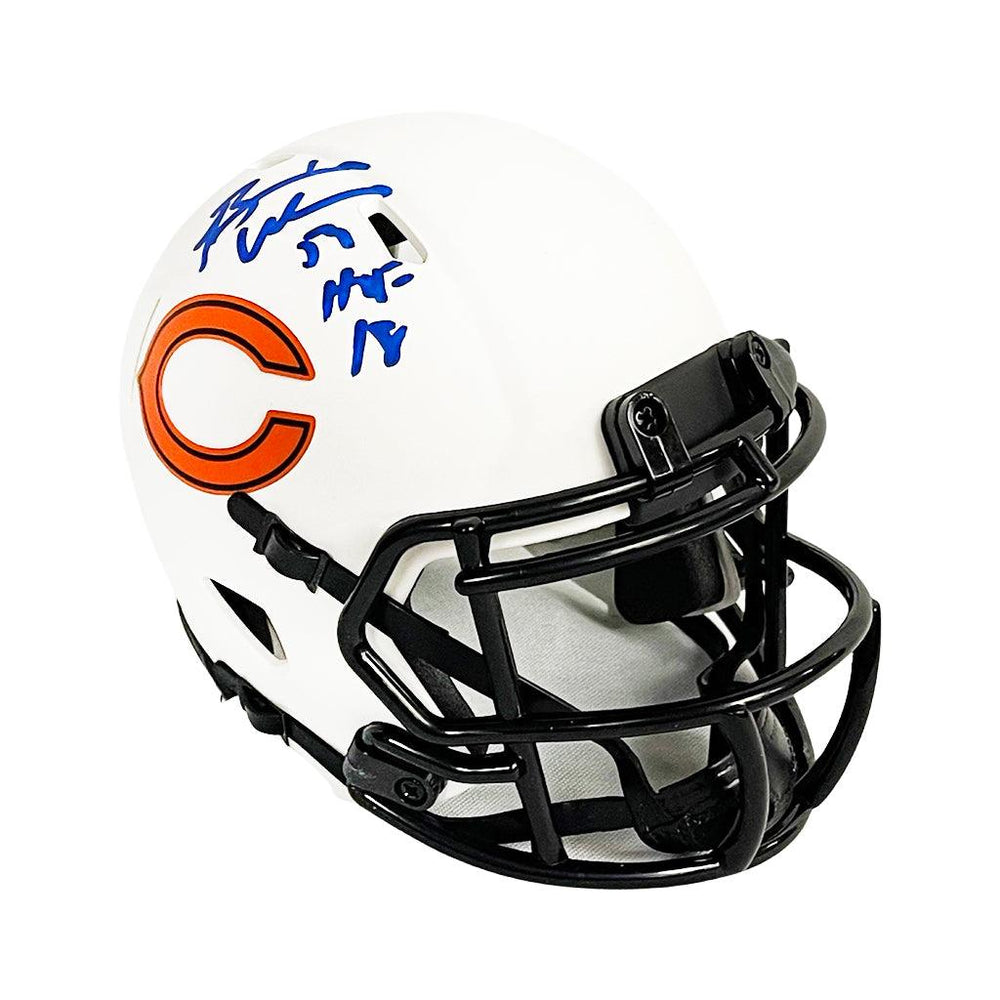 Brian Urlacher Signed HOF 2018 Inscription Chicago Bears Lunar Eclipse — RSA