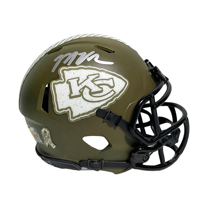 Marquez selling Valdes-Scantling Chiefs auto Salute to Service full size replica helmet