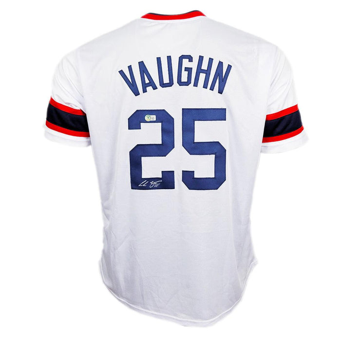 Andrew Vaughn Signed Chicago White Throwback Baseball Jersey (Beckett) - RSA