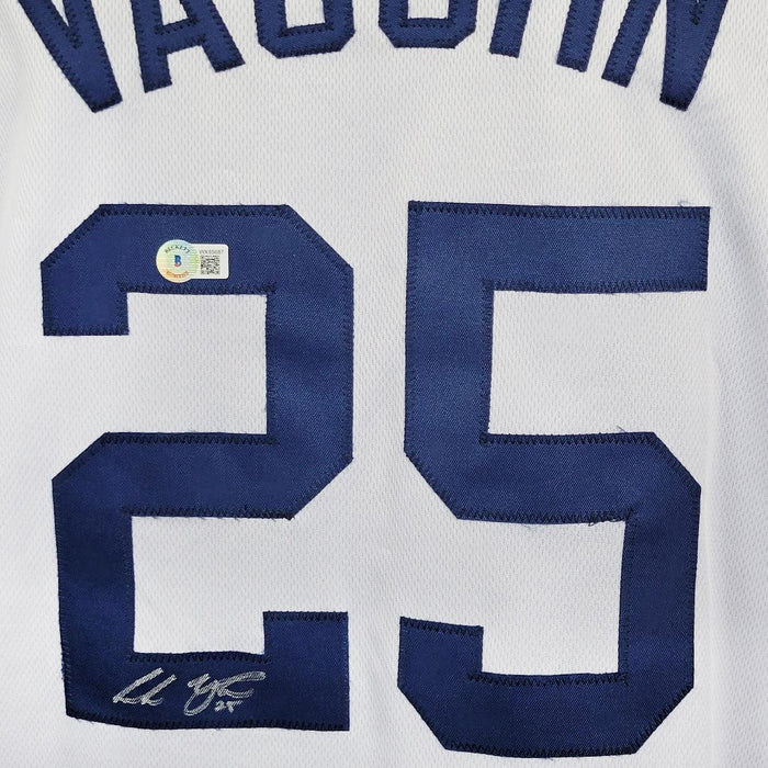 Andrew Vaughn Signed Chicago White Throwback Baseball Jersey (Beckett) - RSA