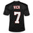 Michael Vick Signed Atlanta Pro Black Football Jersey (JSA) - RSA