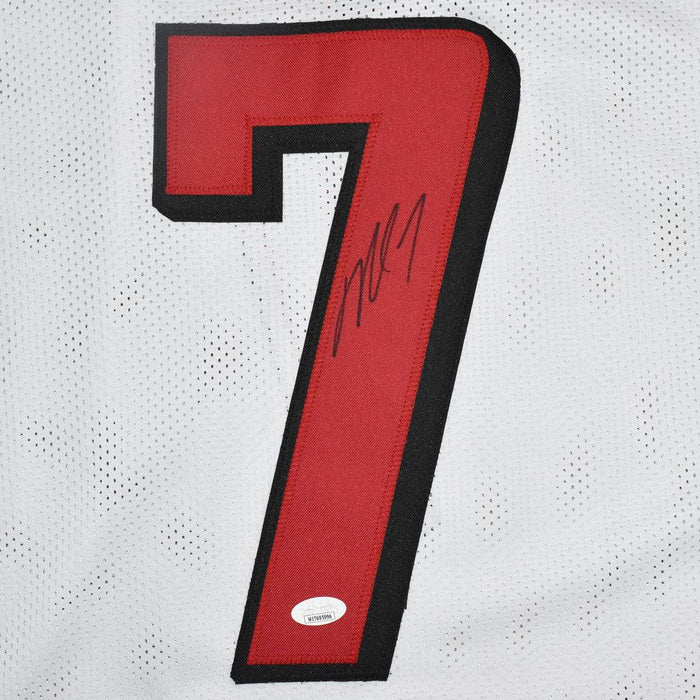 Michael Vick Signed Atlanta White Football Jersey (JSA) — RSA