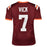 Michael Vick Signed Virginia Tech College Red Football Jersey (JSA) - RSA