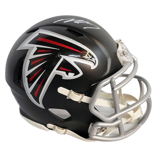 Michael Vick Signed White Atlanta Falcons Mini Speed Replica Eclipse Helmet JSA