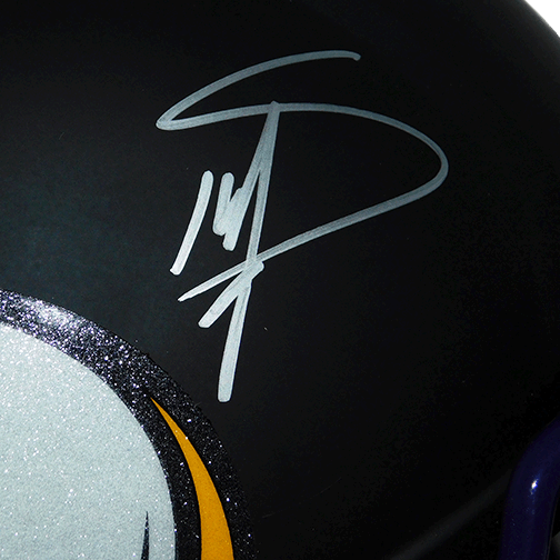 Stefon Diggs Signed Vikings Full-Size Helmet (JSA)