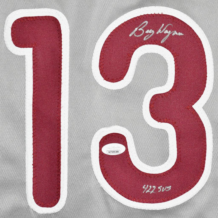 Billy Wagner Signed White Custom Baseball Jersey