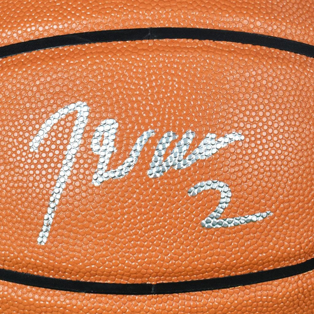 John Wall Autographed Spalding Wood Grain Basketball w/ Rockets Logo - –  The Jersey Source