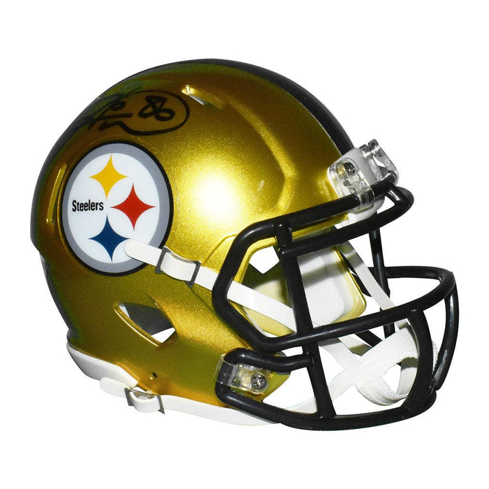 Hines Ward Signed Pittsburgh Steelers Speed Mini Football Helmet (JSA) — RSA