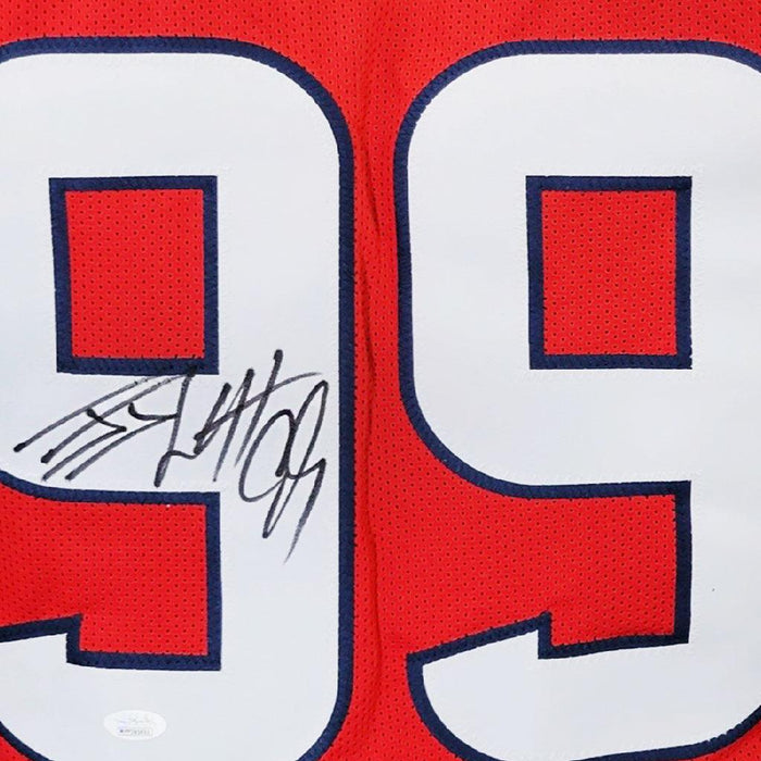 JJ Watt Autographed and Framed Red Texans Jersey