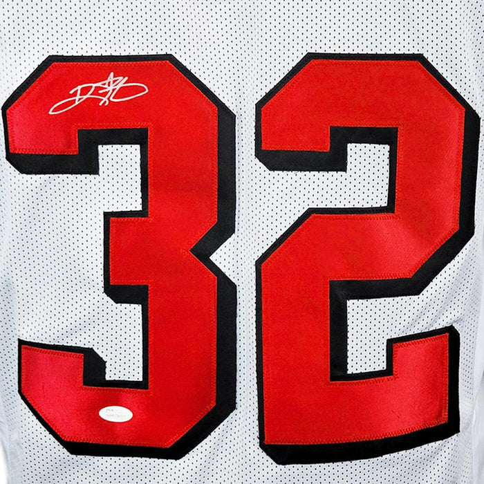 RSA Ricky Watters Signed San Francisco Red Football Jersey (JSA)