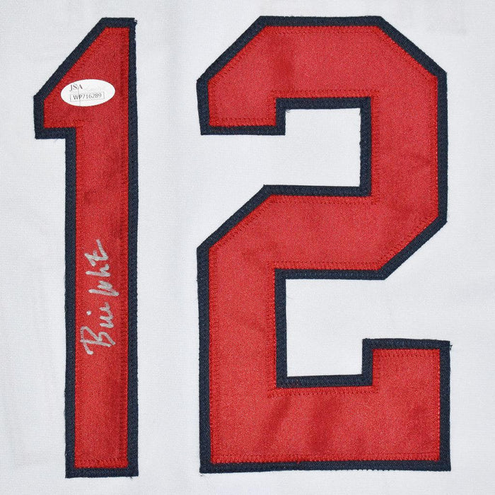 Bill White Signed St. Louis Pro White baseball Jersey (JSA) - RSA