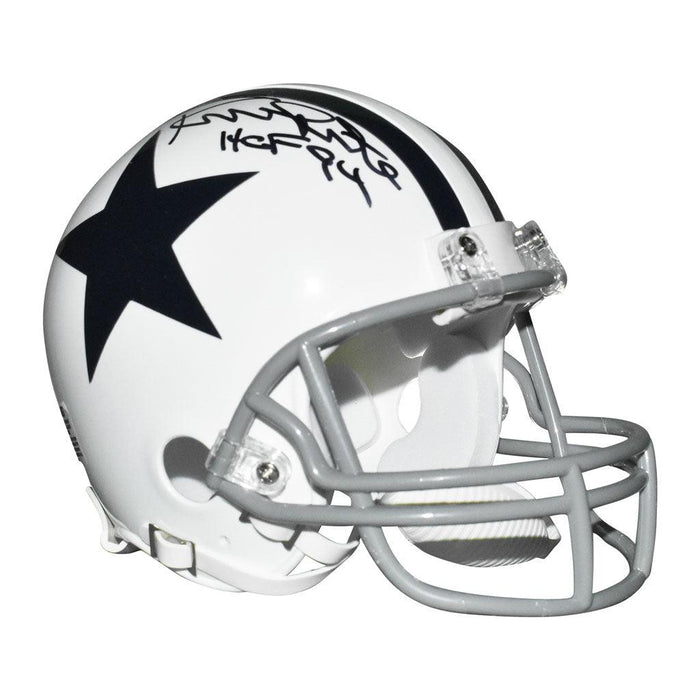 Randy White Signed HOF 94 Inscription Dallas Cowboys Mini Replica