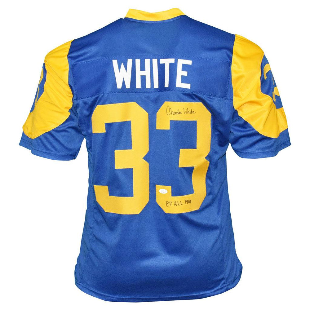 Jersey Ninja - Los Angeles Rams White Hockey Jersey