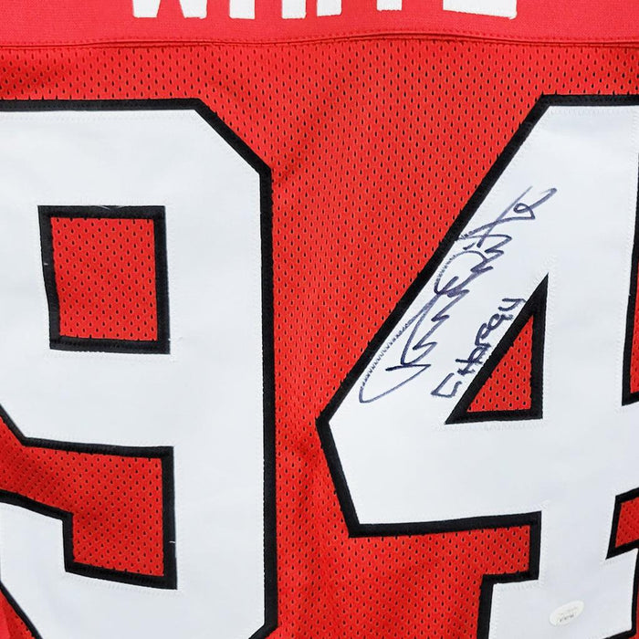 RSA Randy White Signed Maryland Red Football Jersey (JSA)