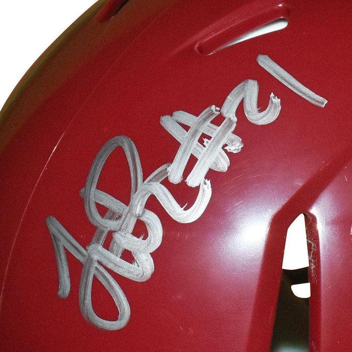 LenDale White Signed USC Trojans Speed Mini Replica Football Helmet (JSA) - RSA