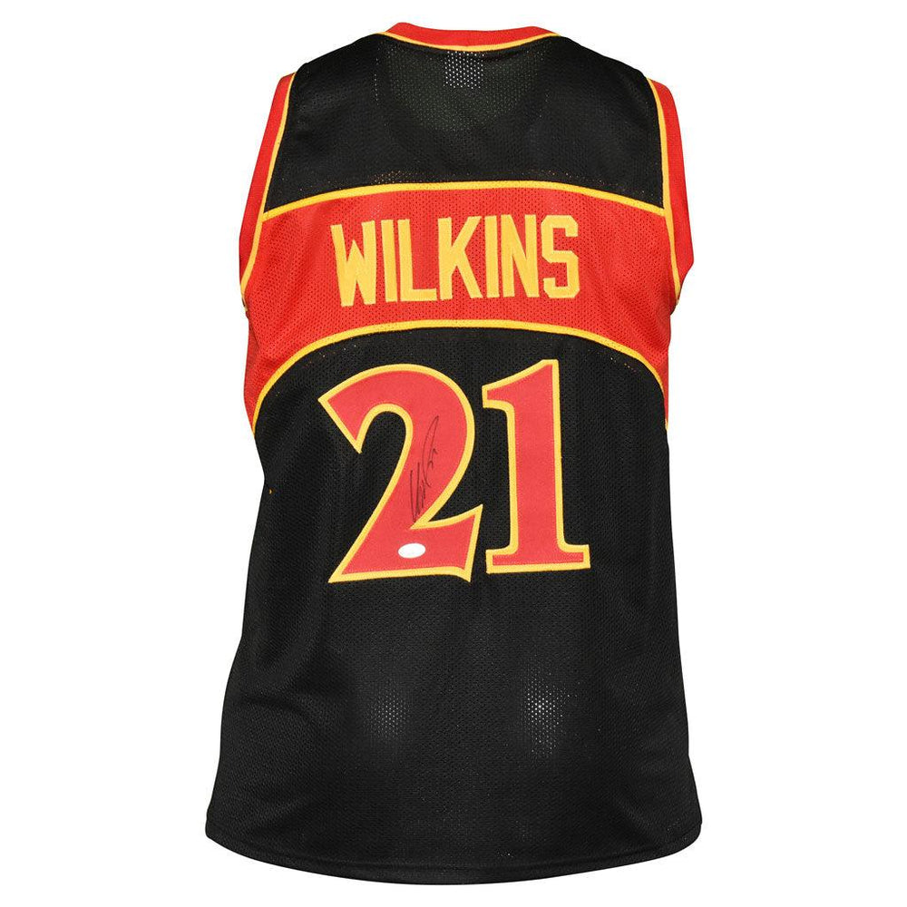 Dominique Wilkins Autographed Atlanta Hawks Red Custom Jersey
