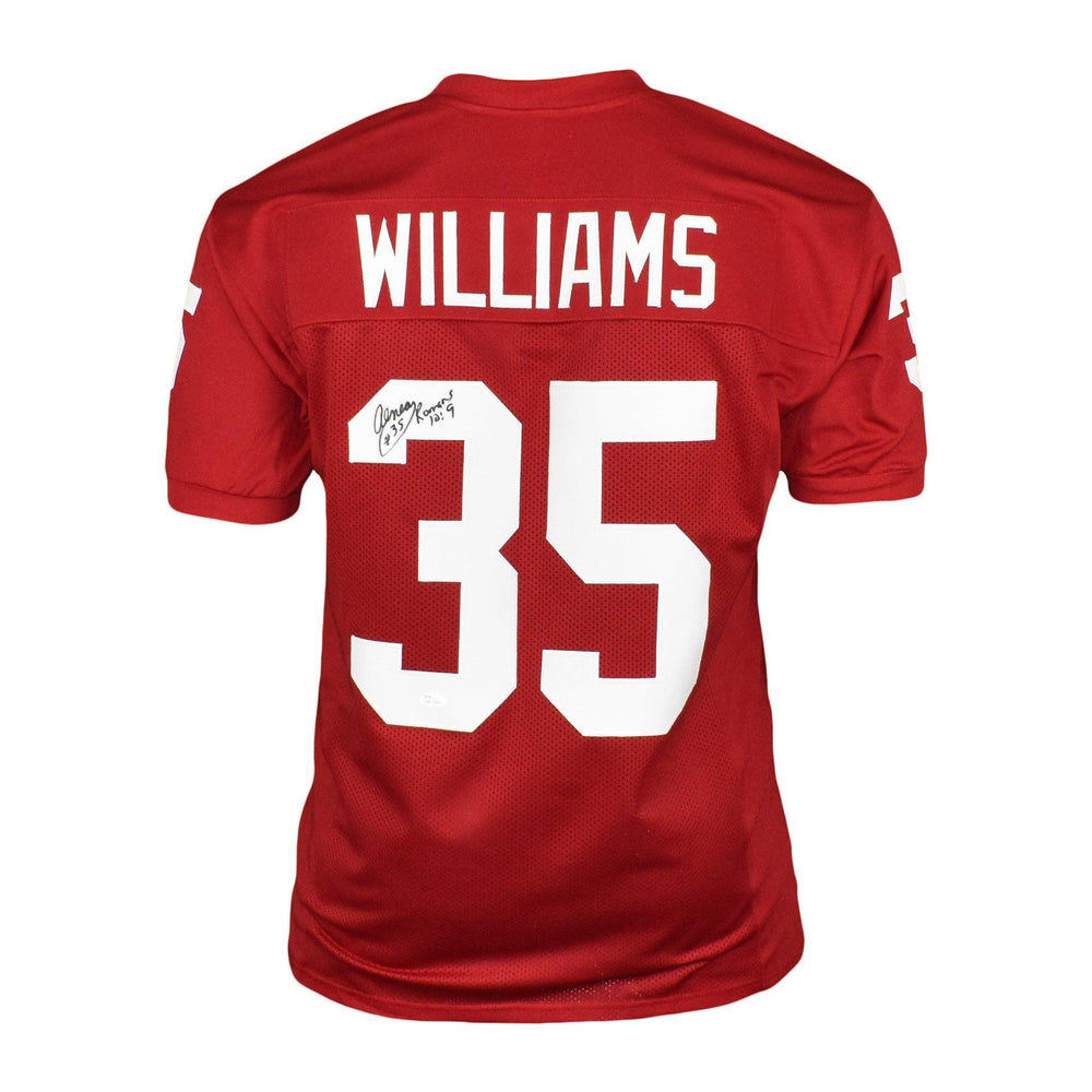 Aeneas  Williams Signed Pro-Edition Red Football Jersey (JSA) - RSA