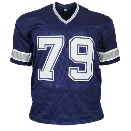 Bill Bates Signed Dallas Thanksgiving Football Jersey (JSA)