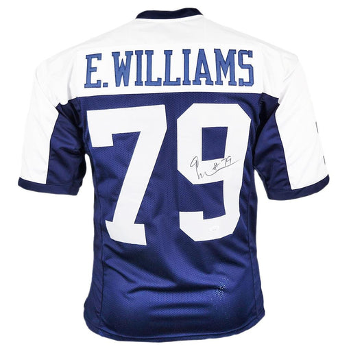 Bill Bates Signed Dallas Thanksgiving Football Jersey (JSA) — RSA