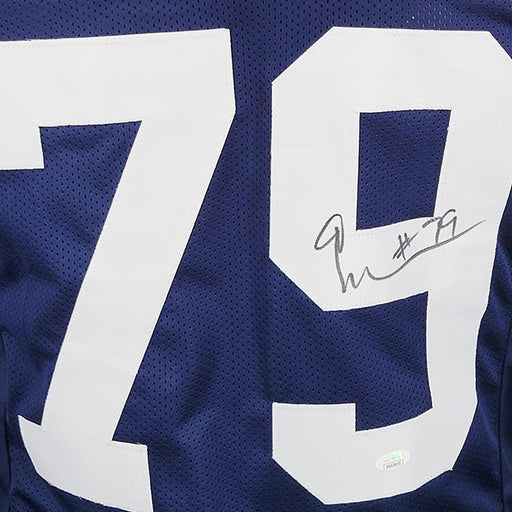 Bill Bates Signed Dallas Thanksgiving Football Jersey (JSA) — RSA